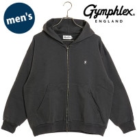 եå Gymphlex åץաǥ [#GY-C0439 CFC SS25] ZIP HOODIE  ݡĥեå ȥåץ åȥѡ CHARCOAL(OFF WHITE)