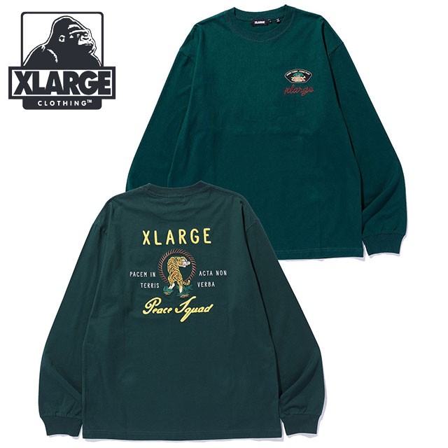 SALE】エクストララージ XLARGE ピース スクワッド ロングスリーブ T