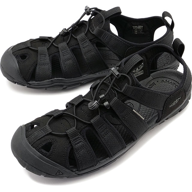 キーン KEEN サンダル クリアウォーター シーエヌエックス [1026311 SS25] M CLEARWATER CNX メンズウォーターシューズ 水陸両用 キャンプ TRIPLE-BLACK ブラック
