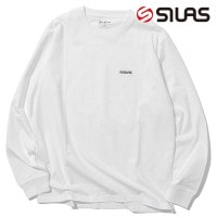 【SALE】サイラス SILAS クラシック ロングスリーブTシャツ [110251011002 SS25] CLASSIC L/S TEE メンズ トップス 長袖 ワンポイントロゴ ロンティー WH