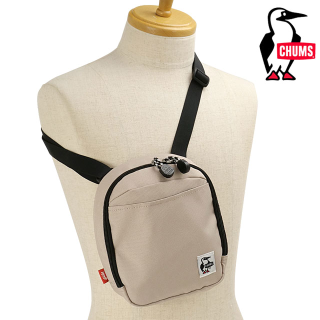 チャムス CHUMS リサイクルヒッポショルダーバッグ [CH60-3847 SS25] 3L Recycle Hippo Shoulder メンズ・レディースワンショルダー Greige