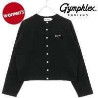 SALEۥեå Gymphlex 硼 롼ͥå ǥ [#GY-C0367 SCT SS25] SHORT CREW NECK CARDIGAN ǥ ݡĥեå ȥåץ  åȥ BLACK(OFF WHITE) 谷Źts