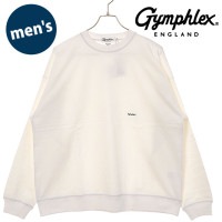 եå Gymphlex 롼ͥå 󥰥꡼ T [#GY-C0102 HWJ SS25] CREW NECK L/S T-SHIRT  ݡĥեå ȥåץ Ĺµ 磻ɥ륨å OFF WHITE(GREEN) 谷Ź