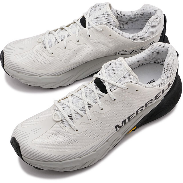 【25%OFF/SALE】メレル MERRELL スニーカー アジリティー ピーク5 [J068333 SS25] M AGILITY PEAK 5 メンズ 靴 トレイルランニングシューズ アウトドア ASH/BLACK 正規取扱店