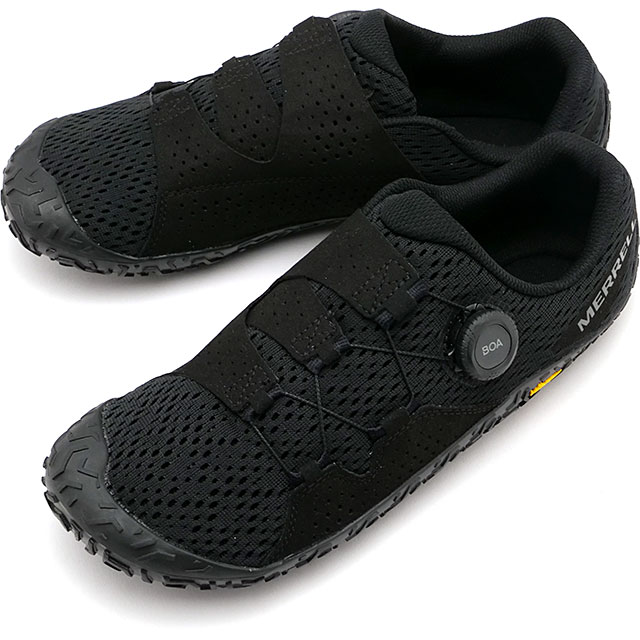 MERRELL Vapor Glove 6 BOA ブラック 27.0 VAPOR GLOVE 6 BOAベイパー グローブ 6 ボア［ウィメンズ
