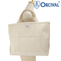 オーシバル ORCIVAL トートバッグ ミディアム [OR-H0284-KWC SS25] TOTE BAG MEDIUM メンズ・レディース 鞄 キャンバストート 中サイズ 帆布 ECRU 正規取