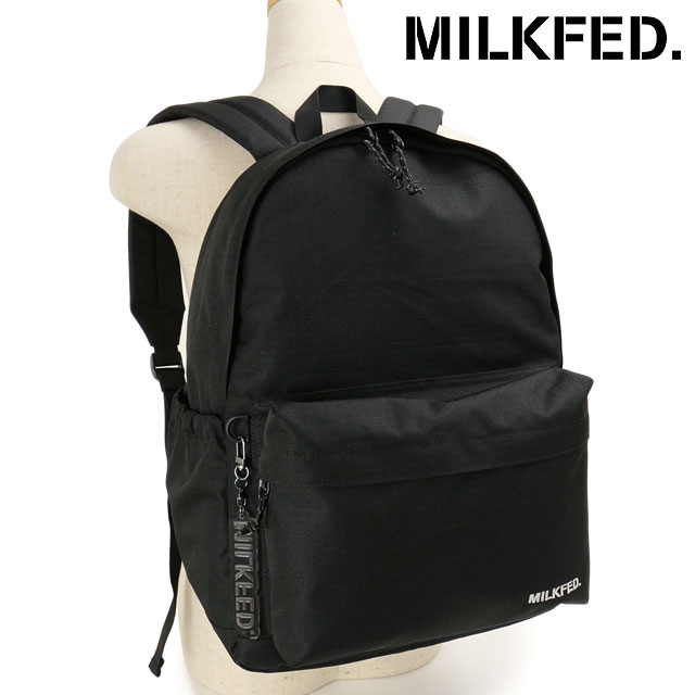 ミルクフェド MILKFED. デイリー デイパック [103251053008] 23L DAILY DAYPACK レディース 鞄 リュック バックパック 通勤通学 BLACK 正規取扱店
