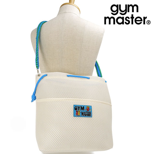 【40%OFF/SALE】ジムマスター GYM MASTER メッシュパラコードショルダー [G421769-01 SS25] メンズ・レディース 鞄 ショルダーバッグ 巾着バッグ ホワイト 正規取扱店【ts】