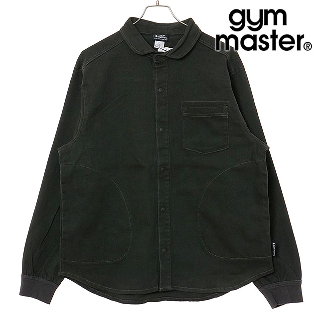 ジムマスター GYM MASTER 10oz ストレッチカツラギシャツJKT [G221718-04 SS25] メンズ トップス ジャケット 長袖 チャコール（カツラギ） 正規取扱店