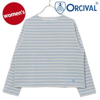 オーシバル ORCIVAL クルーネック ロングスリーブプルオーバー [#B259 SS25] CREW NECK L/S P.O. レディース トップス カットソー 長袖Tシャツ ボーダー CLEM