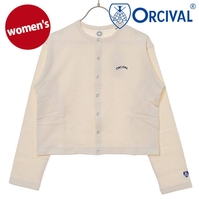 オーシバル ORCIVAL クルーネック カーディガン [OR-C0435-MAZ SS25] CREW NECK CARDIGAN レディース トップス 羽織り 長袖 コンパクト ECRU 正規取扱店