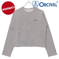 オーシバル ORCIVAL クルーネック カーディガン [OR-C0435-MAZ SS25] CREW NECK CARDIGAN レディース トップス 羽織り 長袖 コンパクト TOP-GREY 
