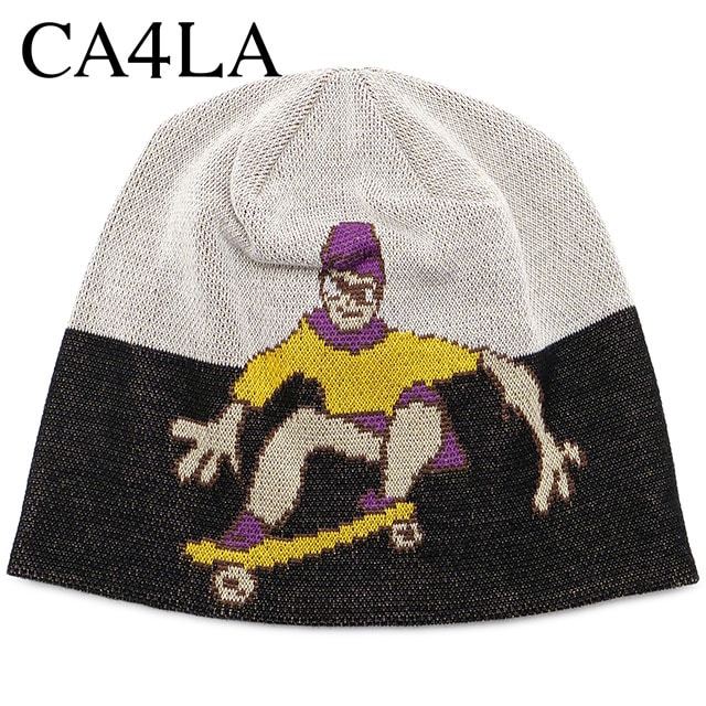 【40%OFF/SALE】カシラ CA4LA ニットキャップ [ONM01871 SS25] SKATER レディース 帽子 ニット帽 ビーニー フリーサイズ BLACK 【メール便配送】 正規取扱店【ts】