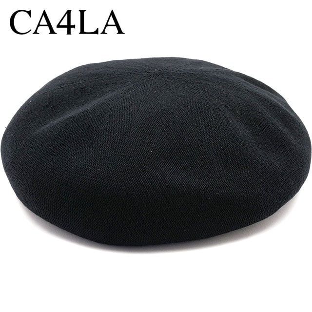 カシラ CA4LA ベレー帽 [TOZ00095 SS25] DANNY SS メンズ・レディース 帽子 ハンチング フリーサイズ BLACK 正規取扱店