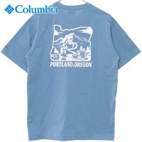 【SALE】コロンビア Columbia ヤハラフォレストグラフィックショートスリーブTシャツ [PM0509-432 SS25] メンズ トップス 半袖 バックプリントTシャツ 吸湿速乾機能 UVカ