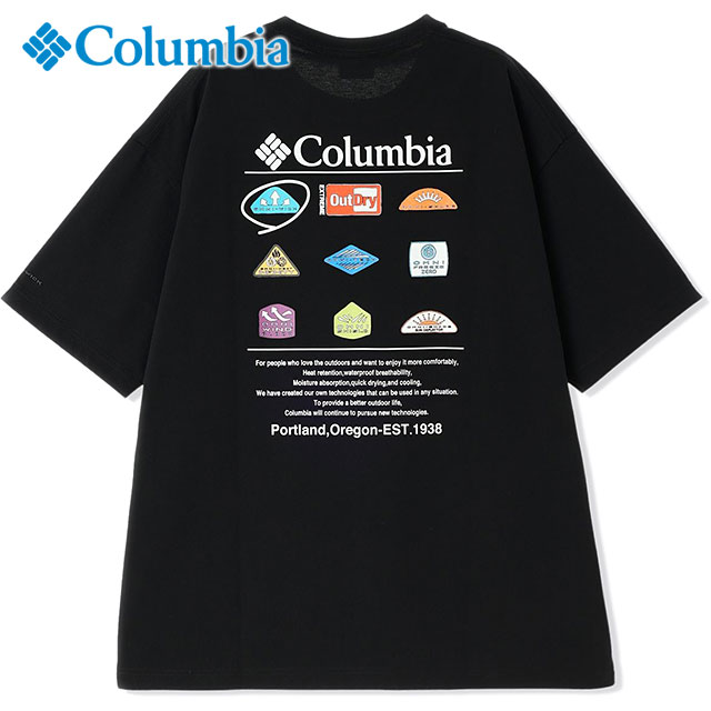 コロンビア Columbia スタックブルックグラフィックショートスリーブT