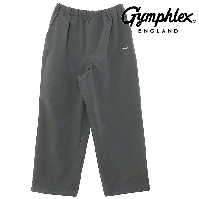 【SALE】ジムフレックス Gymphlex イージーストレートパンツ [#GY-E0264 PDC SS25] EASY STRAIGHT PANTS メンズ スポーツファッション ボトムス ストレッチ CHARCOAL(WHITE) 正規取扱店【ts】【ts】 SALE】ジムフレックス Gymphlex イージーストレートパンツ [#GY-E0264