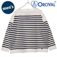 オーシバル ORCIVAL ボートネック ロングスリーブプルオーバー [#6231 SS25] BOAT NECK LONG SLEEVE P.O. メンズ トップス カットソー 長袖Tシャツ ボーダ