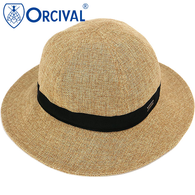 オーシバル ORCIVAL 6パネル ナチュラルハット [OR-H0281-RLP SS25] 6PANEL NATURAL HAT メンズ・レディース 帽子 ワイドブリムハット 手洗い可能 BEIGE 正規取扱店