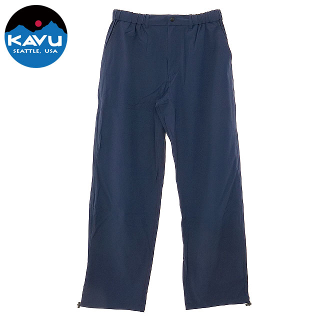【30％OFF／SALE】カブー KAVU ベルビューパンツ [19822221 SS25] Bellevue Pants メンズ ボトムス ストレッチ素材 ロングパンツ 長ズボン Navy 正規取扱店【ts】