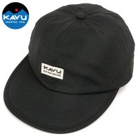 カブー KAVU バービュー キャップ [19811594 SS25] Barview Cap メンズ・レディース 帽子 フリーサイズ フラットバイザー アウトドア Black 正規取扱店|KAVU（