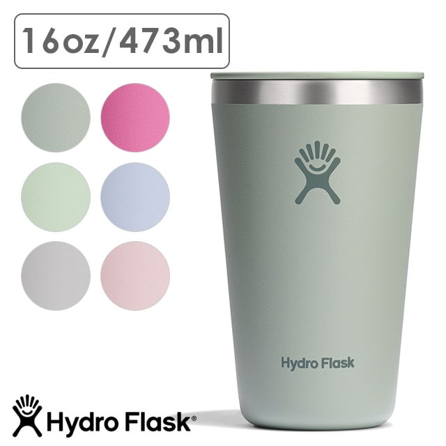 ハイドロフラスク Hydro Flask ドリンクウェア オールアラウンド タンブラー 473ml [8901170 SS25] DRINKWARE 16oz ALL AROUND TUMBLER メンズ・レディース ステンレスボトル 水筒 直飲み 保温 保冷 アウトドア オフィス ジム ハワイ 正規取扱店