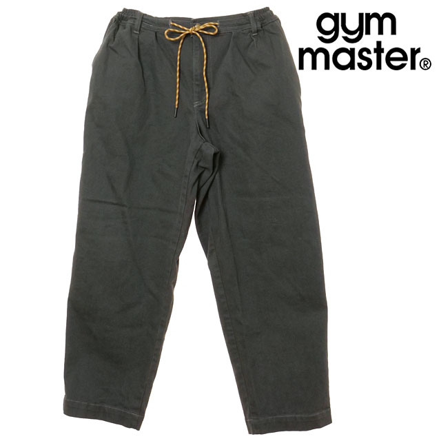 ジムマスター GYM MASTER 10oz ストレッチカツラギツータックパンツ [G421745-04 SS25] メンズ ボトムス ロングパンツ クライミングパンツ チャコール（カツラギ） 正規取扱店