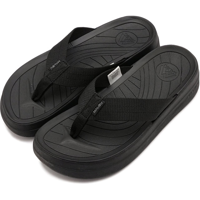 マリブサンダルズ MALIBU SANDALS サーフライダー プラットフォーム [MSP080005 SS25] SURFRIDER PLATFORM レディース 靴 厚底サンダル トングサンダル BLACK/BLACK 正規取扱店