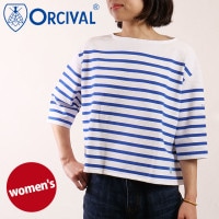 オーシバル ORCIVAL ボートネック ハーフスリーブプルオーバー [#6839 SS25] BOAT NECK HALF SLEEVE P.O. レディース トップス カットソー 半袖Tシャツ ボ