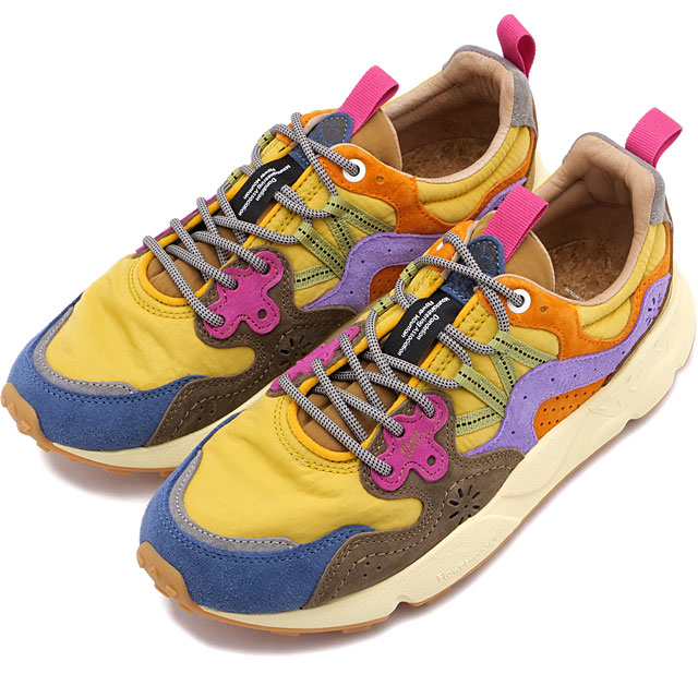 フラワーマウンテン Flower MOUNTAIN スニーカー ヤマノスリー [FM63362 SS25] YAMANO3 メンズ・レディース 靴 シューズ フェス アウトドア マルチカラー Yellow-multi 正規取扱店