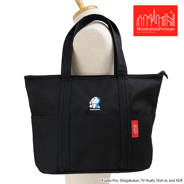 マンハッタンポーテージ Manhattan Portage トンプキンストートバッグMD ドラえもん [MP1336ZDORA25 SS25] TOMPKINS TOTE BAG（MD）DORAEMON 25 メンズ・レディース 鞄 肩掛け Black 正規取扱店