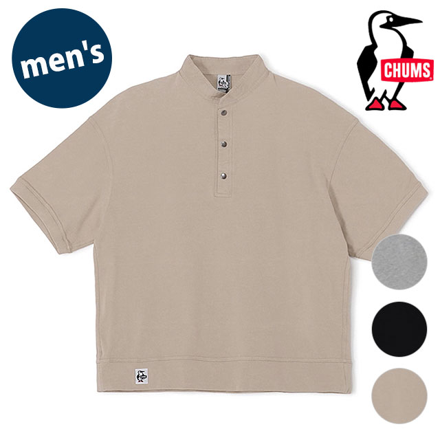 チャムス CHUMS ショートスリーブ ハリケーントップ ループパイル [CH00-1498 SS25] M S/S Hurricane Top LP メンズ 半袖Tシャツ スウェットシャツ