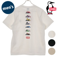 チャムス CHUMS ブービースシフレンズTシャツ [CH01-2521 SS25] M Booby Sushi Friends T-Shirt メンズ トップス 半袖 USAコットン 【メール便配送