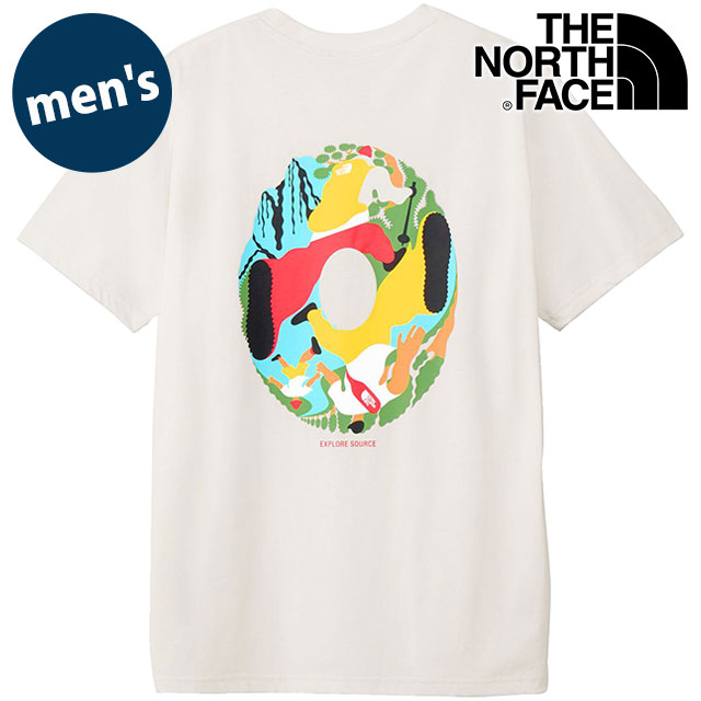 ザ・ノース・フェイス THE NORTH FACE ショートスリーブイーエスサーキュレーションティー [NT32584-W SS25] S/S ES Circulation Tee メンズ TNF アウトドア トップス 半袖Tシャツ 抗菌防臭 ホワイト 【メール便配送】 正規取扱店