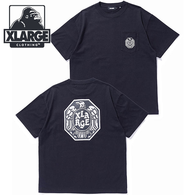 エクストララージ XLARGE イーグル ショートスリーブ ポケット Tシャツ