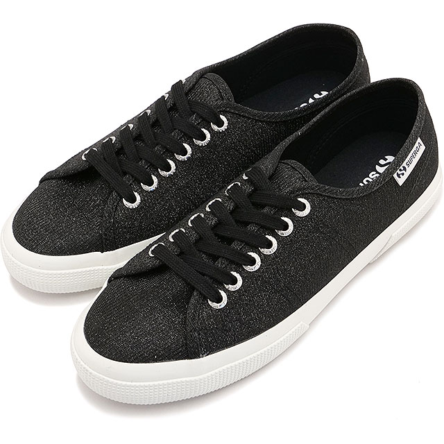 スペルガ SUPERGA スニーカー ジャージ ラメ レッジェーラ [5S4135ZW SS25] 3750 JERSEY LAME LEGGERA レディース 靴 シューズ BLACK 999 正規取扱店