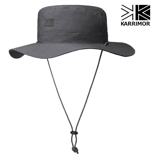 カリマー KARRIMOR サーモシールドハット [200179-1100 SS25] thermo shield hat メンズ・レディース 帽子 アウトドア 遮熱 UVケア 抗菌防臭 Grey 正規取扱店