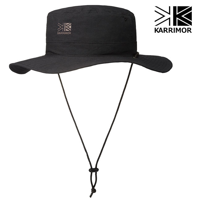 カリマー KARRIMOR サーモシールドハット [200179-9000 SS25] thermo shield hat メンズ・レディース 帽子 アウトドア 遮熱 UVケア 抗菌防臭 Black 正規取扱店