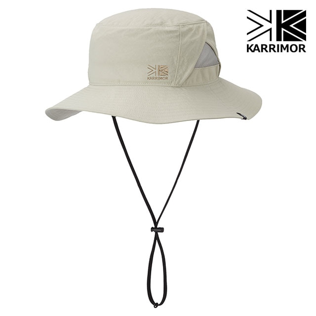 カリマー KARRIMOR フローハット [200186-1140 SS25] flow hat メンズ・レディース 帽子 アウトドア 撥水 UVケア 抗菌防臭 Stone 正規取扱店