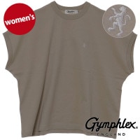 եå Gymphlex 롼ͥå ꡼֥쥹 PO [#GY-C0361 FLK SS25] CREW NECK SLEEVELESS P.O. ǥ ݡĥեå ȥåץ ꡼֥쥹T GREIGE(WHITE) ڥ᡼ 谷Ź