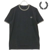 【20％OFF／SALE】フレッドペリー FRED PERRY ツイン ティップド Tシャツ [M1588-V56 SS25] TWIN TIPPED T-SHIRT メンズ トップス 半袖 ANCH