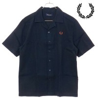 フレッドペリー FRED PERRY ピケ テクスチャードリヴィアカラーシャツ [M7774-248 SS25] PIQUE TEXTURE REVERE COLLAR SH メンズ トップス 半袖 