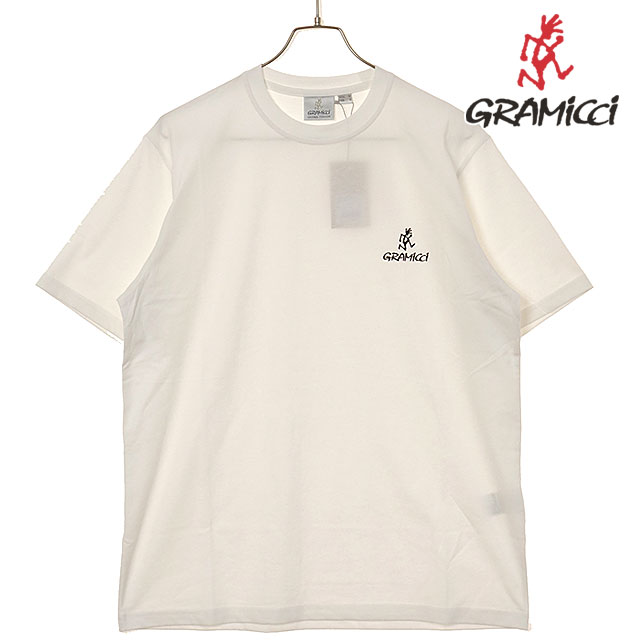 グラミチ Gramicci ワンポイントロゴティー [G4SU-T096 SS25] ONE POINT LOGO TEE メンズ・レディース トップス 半袖Tシャツ コットンポリエステル WHITE 【メール便配送】 正規取扱店