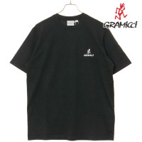 グラミチ Gramicci ワンポイントロゴティー [G4SU-T096 SS25] ONE POINT LOGO TEE メンズ・レディース トップス 半袖Tシャツ コットンポリエステル BLACK