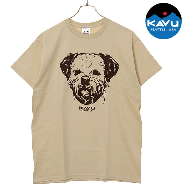 【30%OFF/SALE】カブー KAVU 25ドッグ Tシャツ [19822261 SS25] 25 Dog Tee メンズ トップス 半袖 Sand 【メール便配送】 正規取扱店【ts】