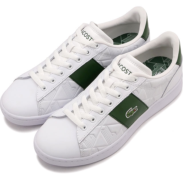 ラコステ LACOSTE スニーカー カーナビー セット 1252 APAC SFA [49SFA0039 SS25] CARNABY SET 1252 APAC SFA レディース 靴 シューズ 日本別注モデル WHT/GRN 正規取扱店