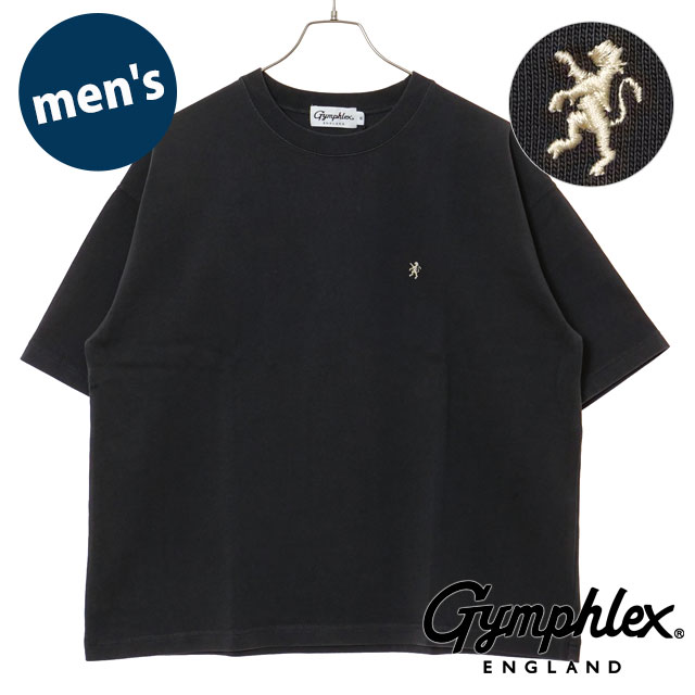 ジムフレックス Gymphlex クルーネック ショートスリーブ Tシャツ [#GY-C0441 DDH SS25] CREW NECK S/S T-SHIRT メンズ スポーツファッション トップス 半袖 ボックスシルエット CHARCOAL(BEIGE) 正規取扱店