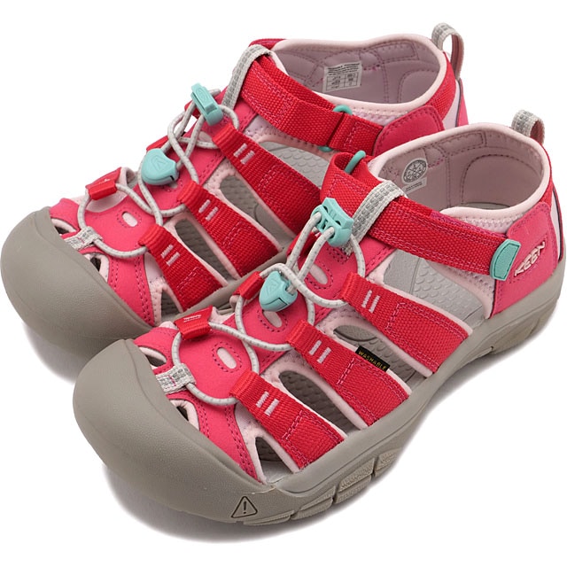 【SALE】キーン KEEN サンダル ニューポート エイチツー [1030791 SS25] YOUTH NEWPORT H2 キッズ・ユース・ジュニアサイズ 子供靴 水遊び キャンプ アウトドア RASPBERRY/PINK-A-BOO ピンク系 正規取扱店【ts】