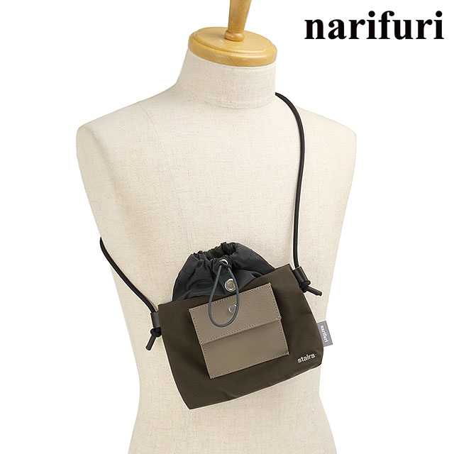 【30%OFF/SALE】ナリフリ narifuri × stairs design products ミニバッグ [NFSD-01 SS25] MINI BAG メンズ・レディース ステアーズデザインプロダクツ コラボ 鞄 ショルダーバッグ BROWN 正規取扱店【ts】