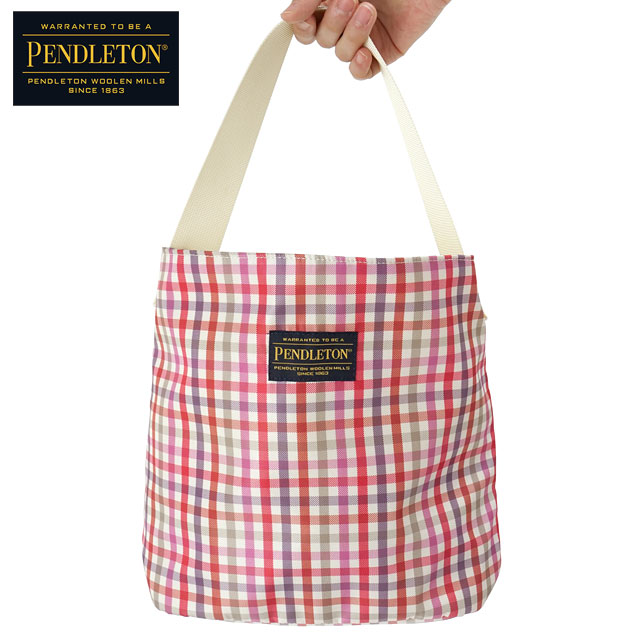 【SALE】ペンドルトン PENDLETON ギンガム ワンハンドルバッグ [PDT-000-251027 SS25] GINGHAM ONEHANDLE BAG メンズ・レディース 鞄 チェック柄 ハンドバッグ トートバッグ OFF 正規取扱店【ts】